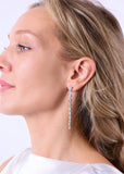 The Soline Earrings in Sterling Silver by Sol & Raya - De Soline oorbellen in sterling zilver