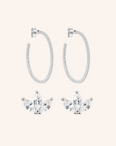 The Minimalist Set in Sterling Silver by Sol & Raya