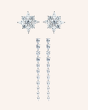 The Classic Statement Duo Earrings in Sterling Silver by Sol & Raya