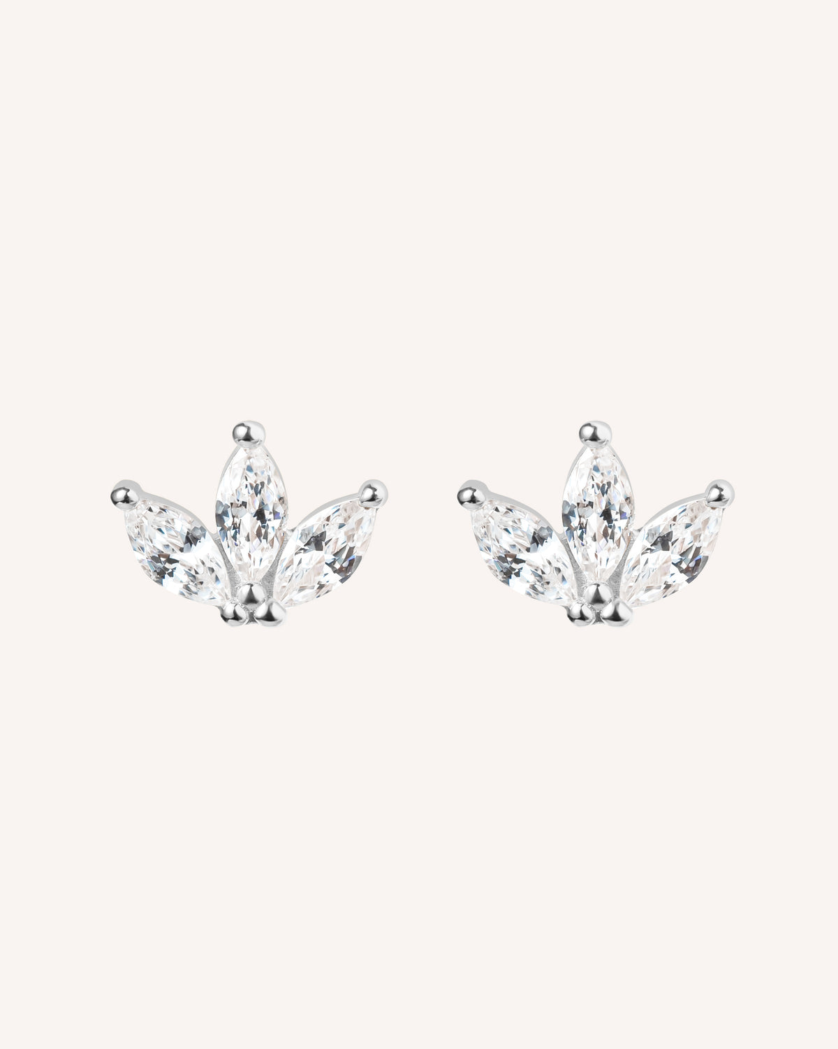The Petite Fleur Earrings - 925 Sterling Silver