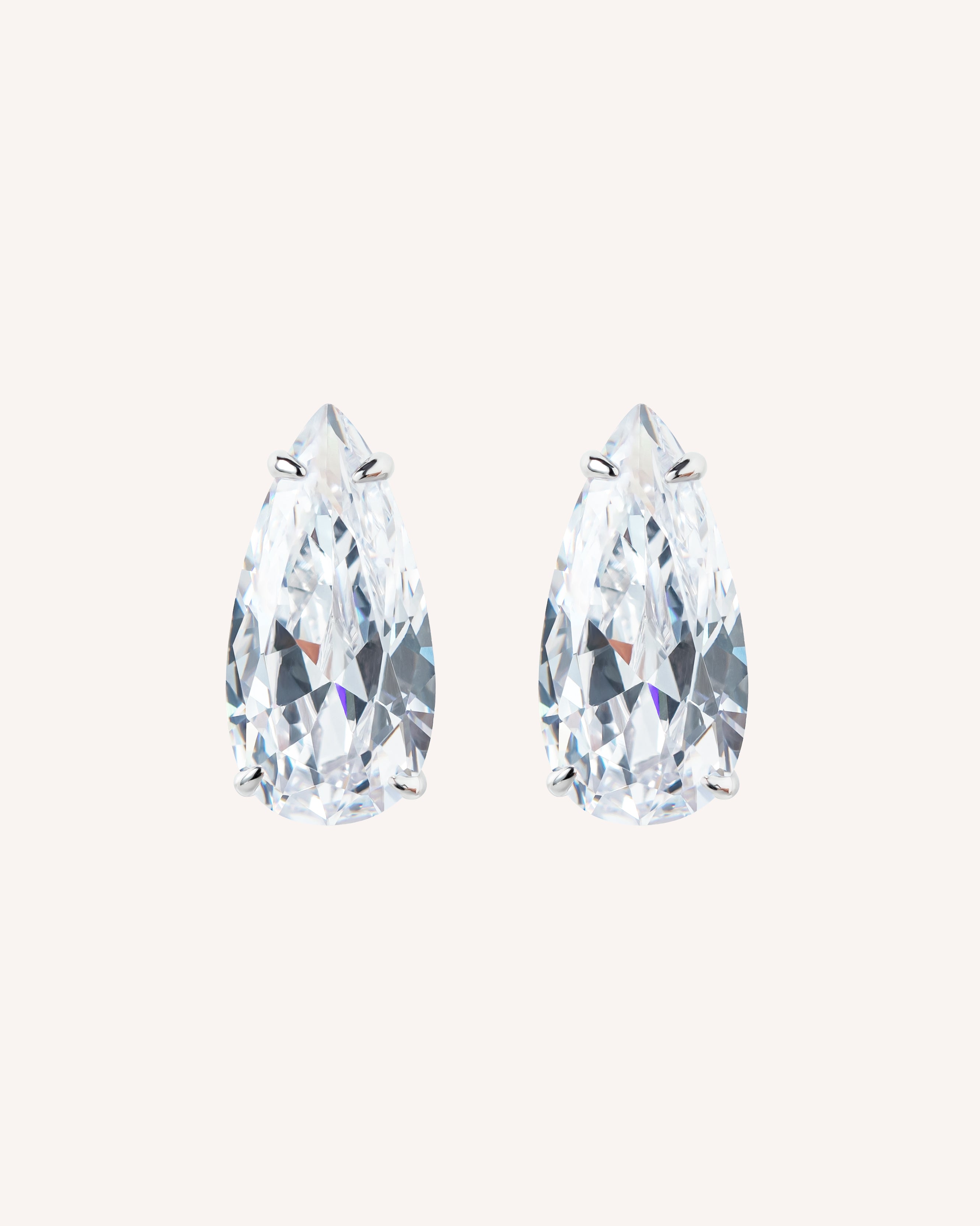 The Celine Earrings in Sterling Silver by Sol & Raya