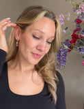 The Ophelia Hoops - 18K gold plated earrings in gold by Sol & Raya - The Ophelia oorbellen in goud