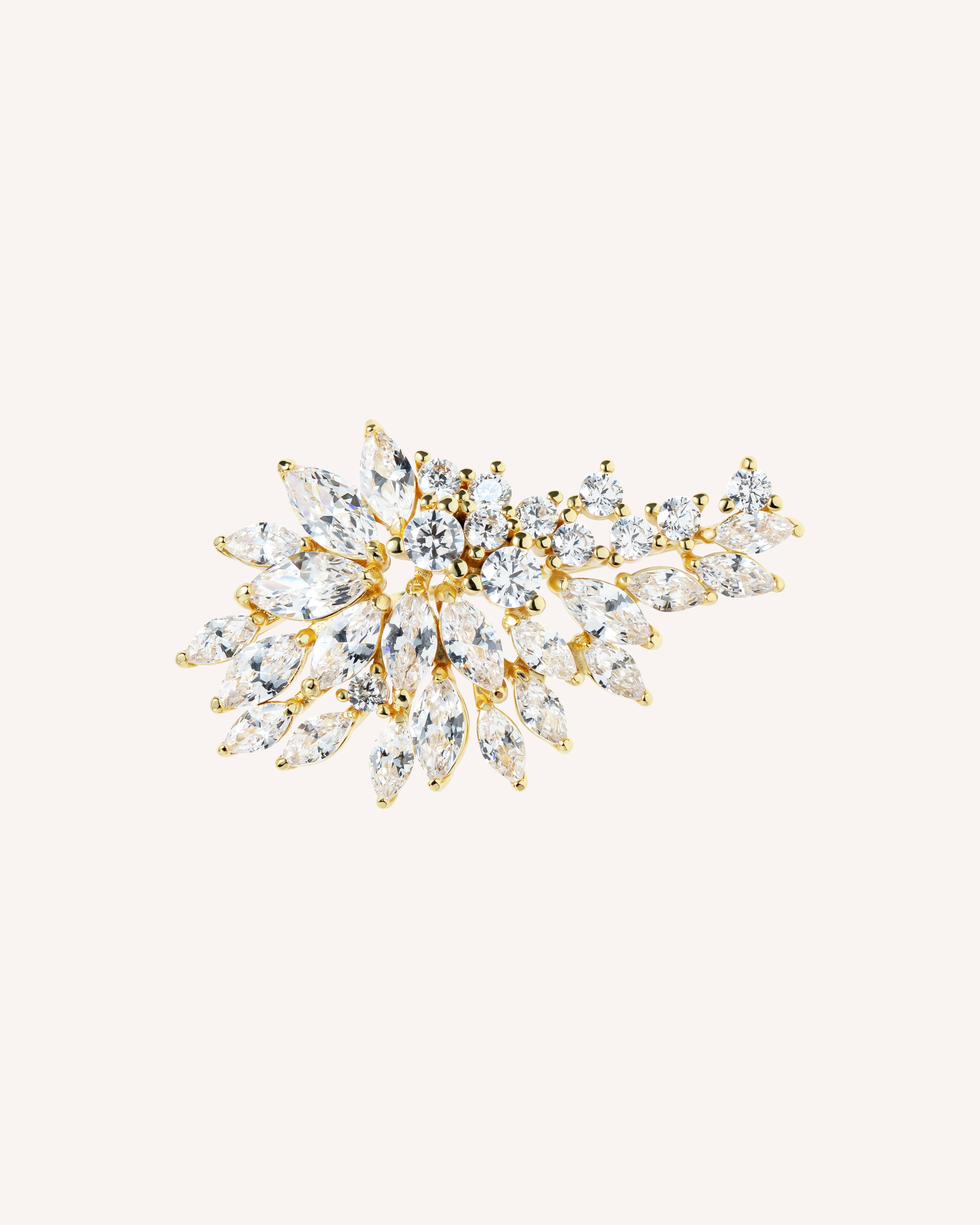 De Spahira oorbellen - 18K gold plated