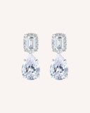 The Sophia Earrings in Sterling Silver by Sol & Raya - De Sophia oorbellen in sterling zilver